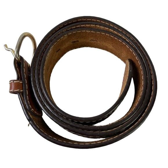 3D DDD 3-D Mens Tooled 1/2" Genuine Leather Floral Western Rustic Brown sz 48 - Picture 3 of 16